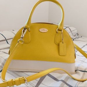 Sold coach shell bag